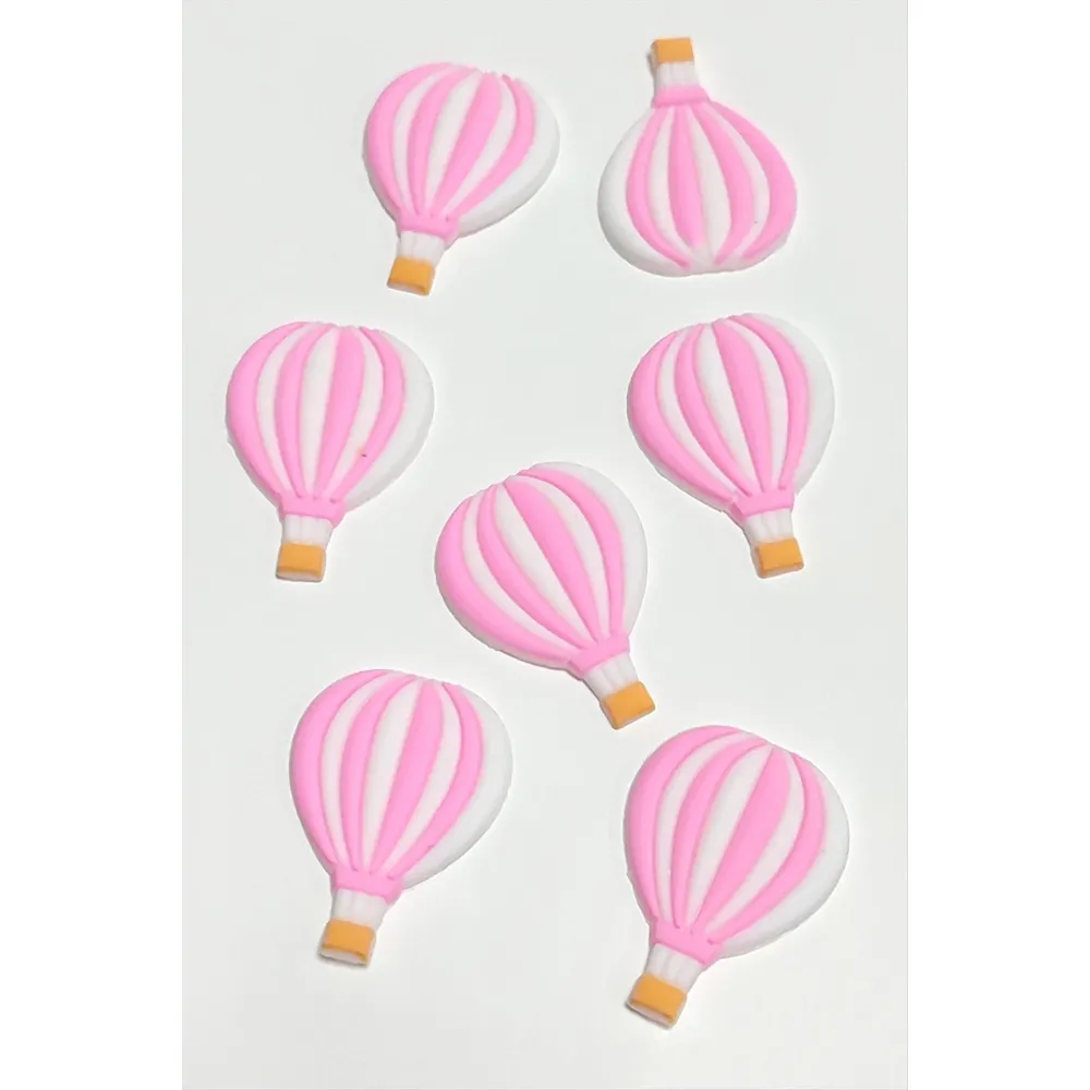 Balon Silikonlu Figür 1 Adet-Pembe