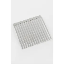 Dalgalı Metal Tarak Küçük 1 Adet-Gümüş Rengi