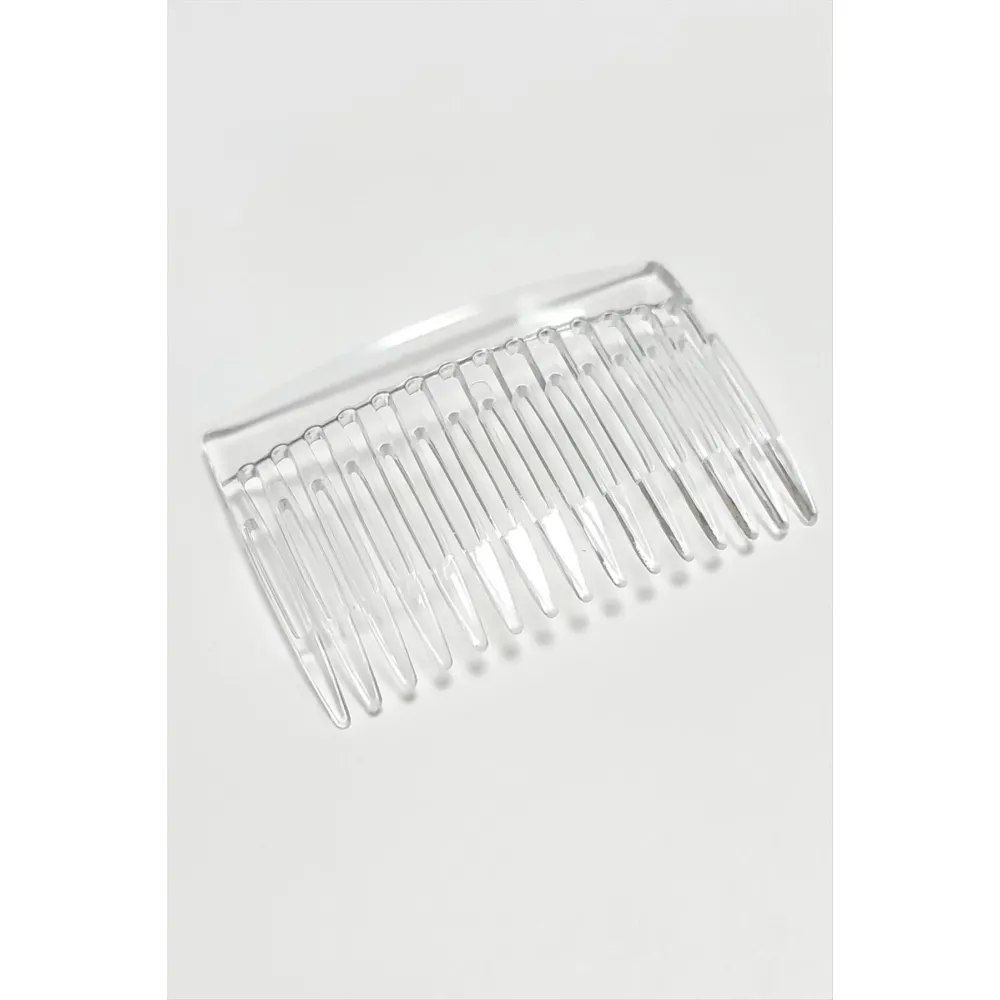 Plastik Tarak 1 Adet-Şeffaf