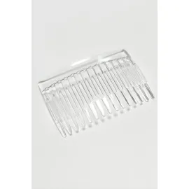 Plastik Tarak 1 Adet-Şeffaf