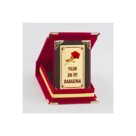 Yılın En İyi Babasına Plaketi-Kırmızı