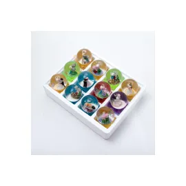 Işıklı Karışık Kar Küresi  Küçük Boy -Renkli