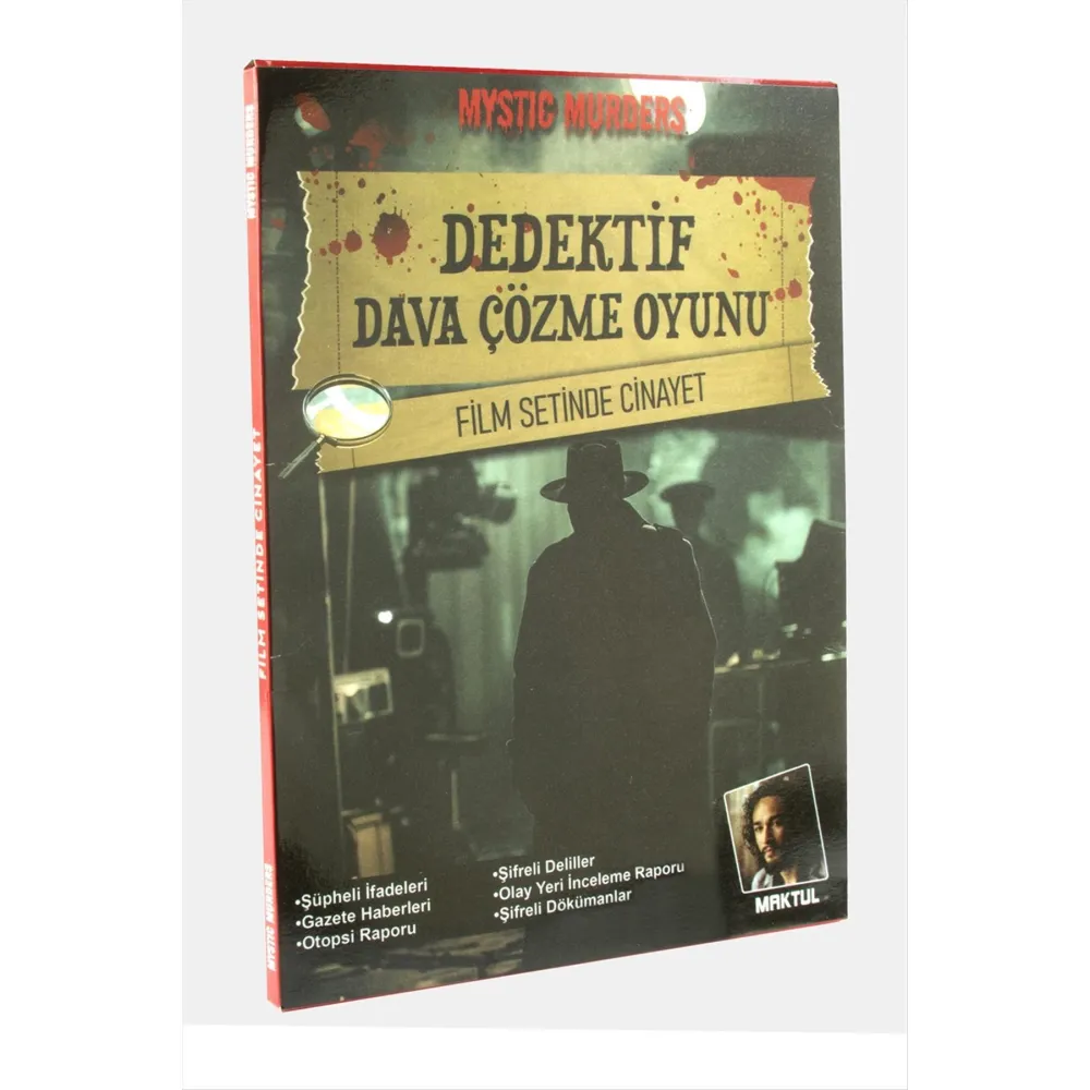 Film Setinde Cinayet Dedektif Dava Çözme Oyunu-Renkli