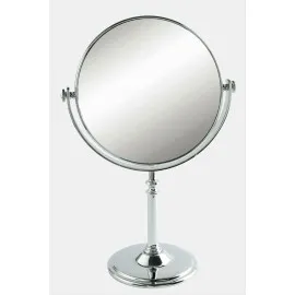 Yuvarlak Gümüş Renkli Masa Aynası 30 Cm 3817-Gümüş Rengi