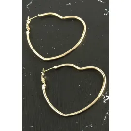 Yıldız Trend Küpe 6 cm-Sarı