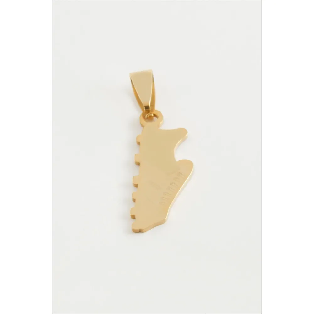 Krampon Çelik Kolye Ucu 2,5 cm-Sarı