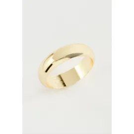 Alyans Yüzük 6 mm-Sarı