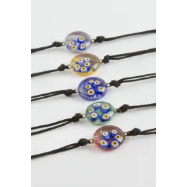 Nazar Murano Cam Bileklik-Renkli