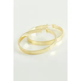 Crt Halka Küpe 6 cm-Sarı