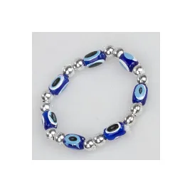 Nazar Boncuklu Çocuk Bilekliği-Mavi