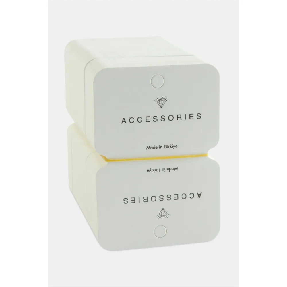 Kare Kolye Kartı 200 Adet-Beyaz