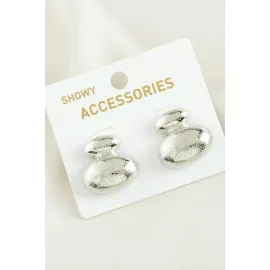 Uçan Balon Trend Metal Küpe-Gümüş Rengi