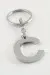 Metal Harf Anahtarlık-C