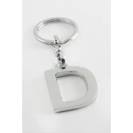 Metal Harf Anahtarlık-D