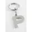 Metal Harf Anahtarlık-P