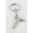 Metal Harf Anahtarlık-T