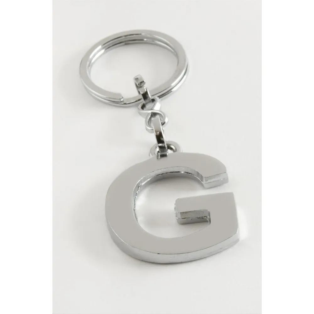 Metal Harf Anahtarlık-G
