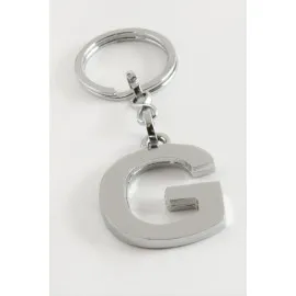 Metal Harf Anahtarlık-G