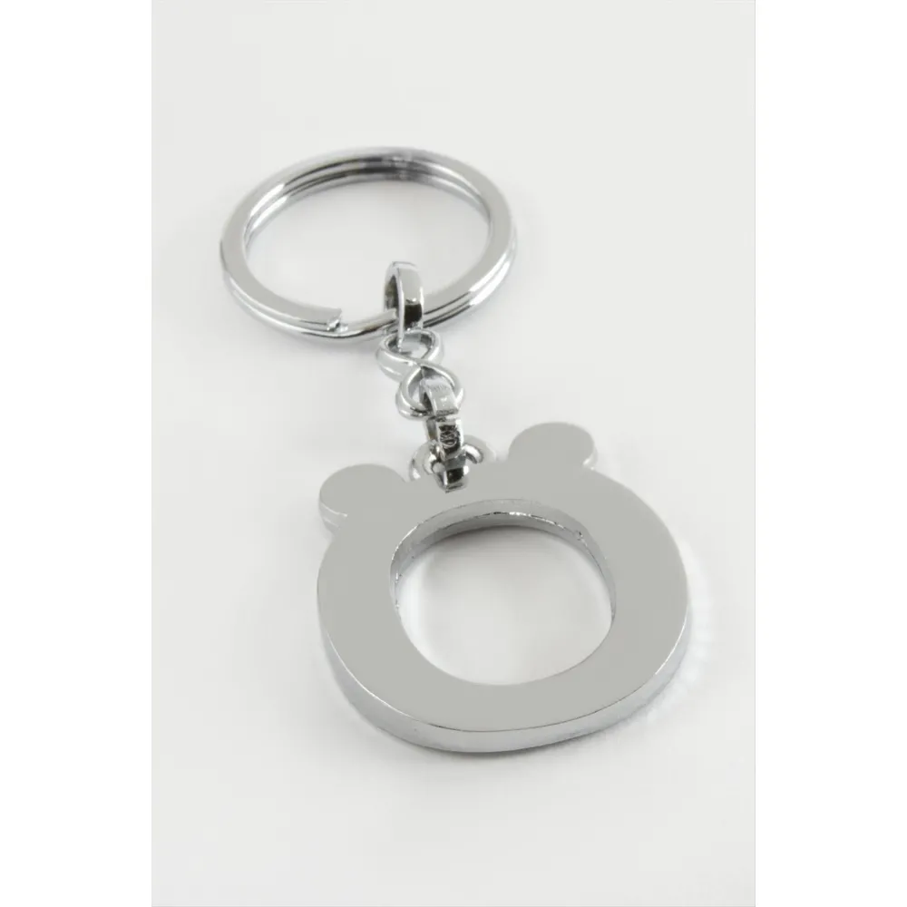 Metal Harf Anahtarlık-Ö