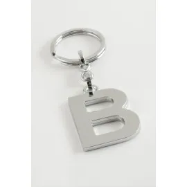Metal Harf Anahtarlık-B