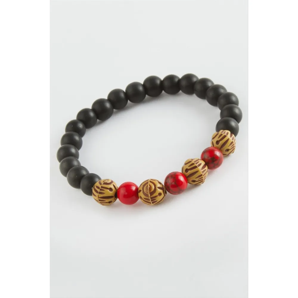 Hematit Onix Doğaltaş Bileklik-Siyah