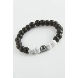 Ceyt Onix Doğaltaş Bileklik-Siyah
