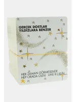 Yazım Hatalı Yıldız Bileklik Kartı-Beyaz