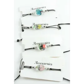 Karışık Desenli Canlı Bileklik-Renkli