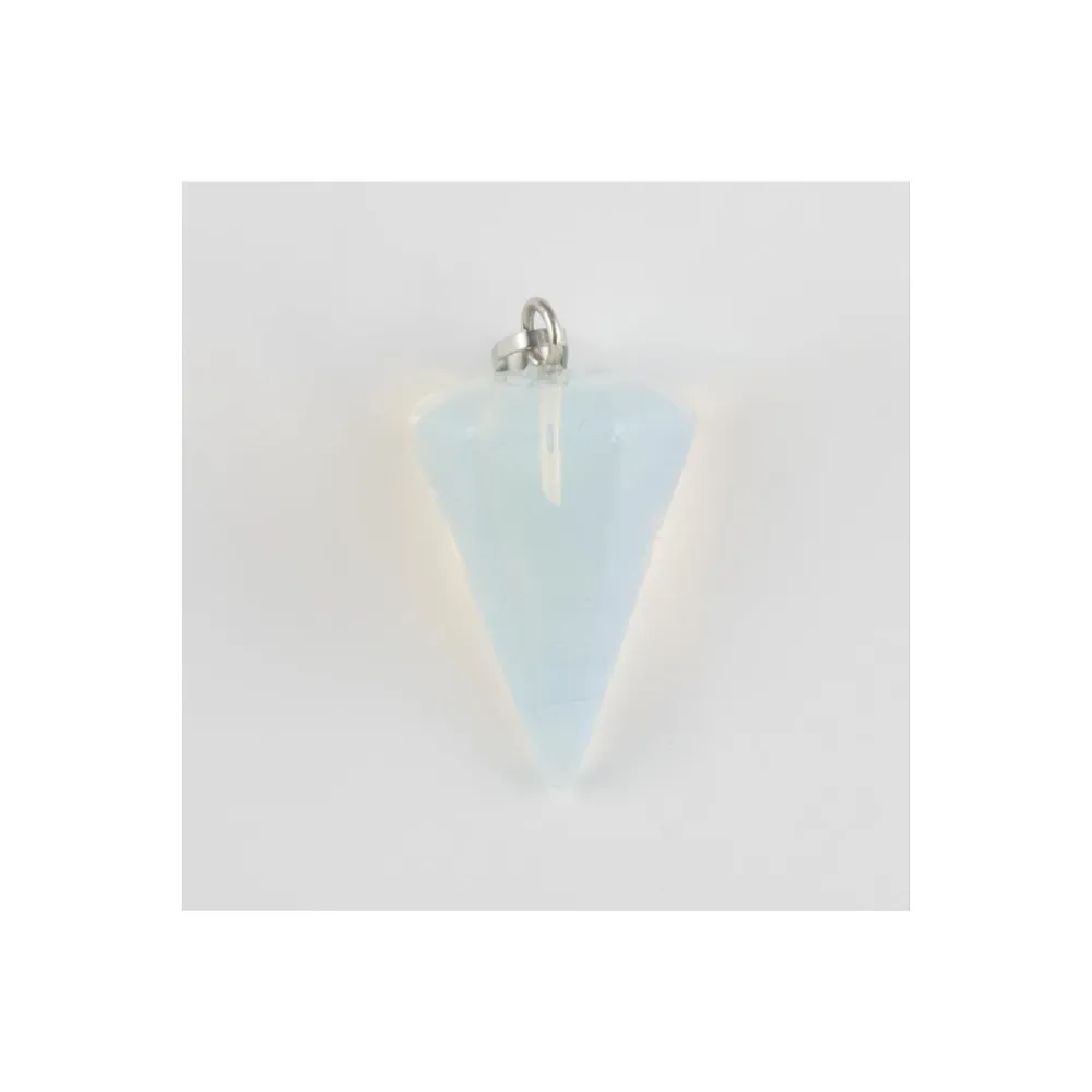 Aytaşı Pandül Doğaltaş Kolye Ucu-Açık Mavi