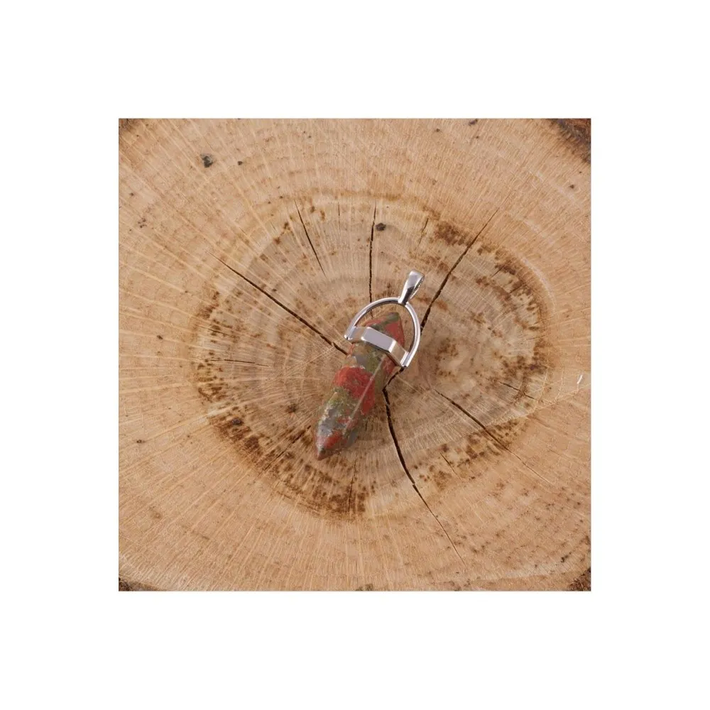 Akik Point Kolye Ucu-Yeşil