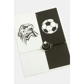 Taraftar İp Bileklik-Beyaz