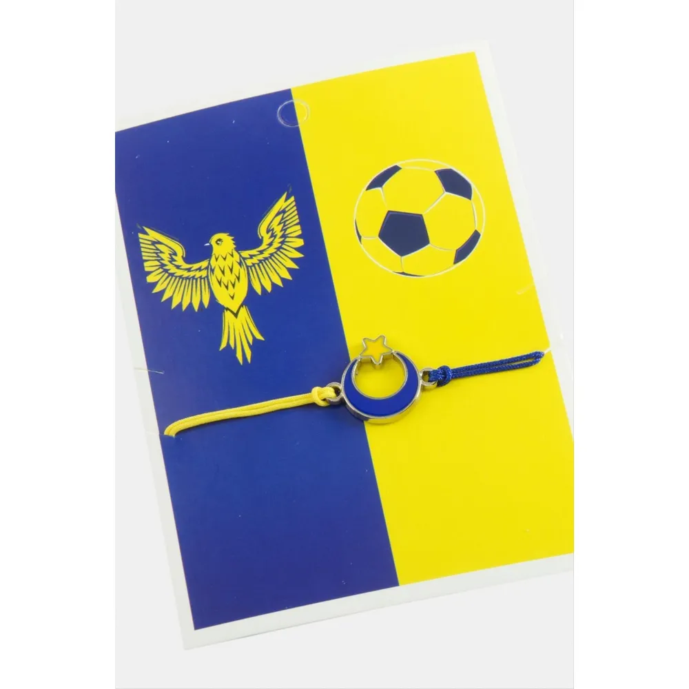 Taraftar İp Bileklik-Lacivert