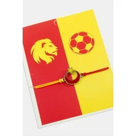 Taraftar İp Bileklik-Kırmızı