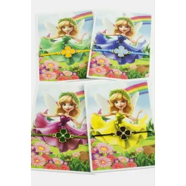 Çiçek İp Bileklik-Renkli