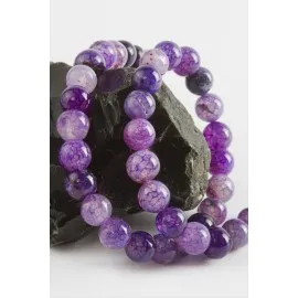 Akik Taşı 10 Mm-Mor