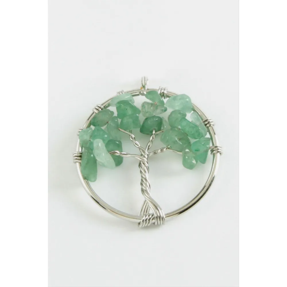 Yeşim Kalp Doğaltaş Kolye Ucu-Yeşil