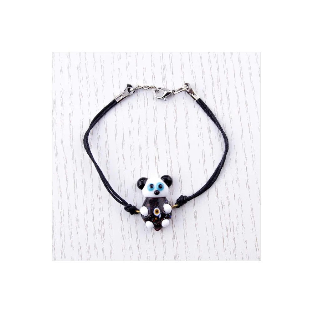Panda Cam Bileklik-Renkli