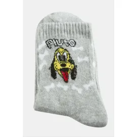 Köpek Kolej Çorap 8X28-Gri