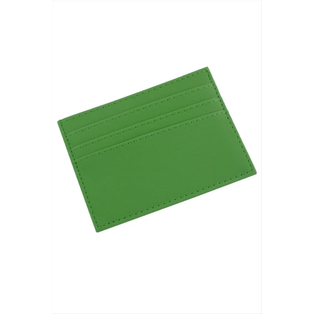 Kartlık Deri Cüzdan-Yeşil