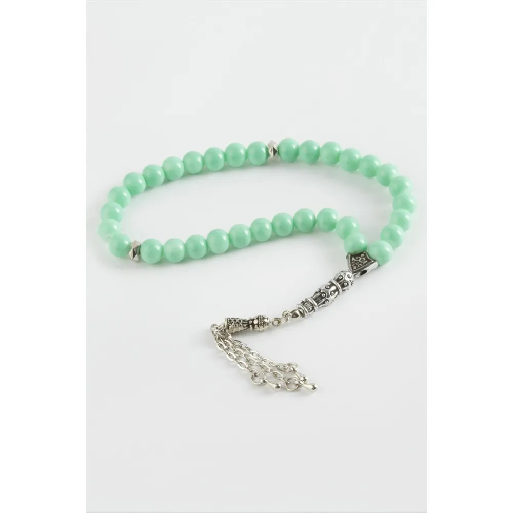 Cam Taş Tesbih 8 mm-Lacivert