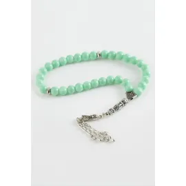 Cam Taş Tesbih 8 mm-Lacivert