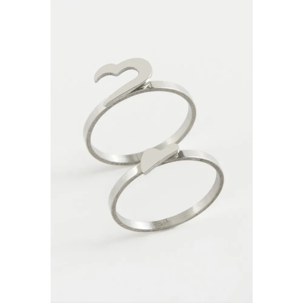 Kalp Çift Yüzük-20