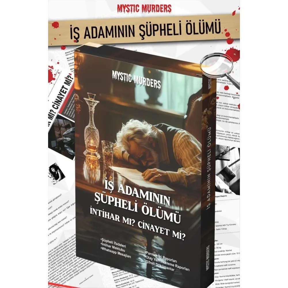 İş Adamının Şüpheli Ölümü Dava Çözme Oyunu-Gri