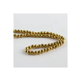 4 mm Fasetli Hematit Taşı-Antrasit