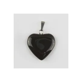 Onix Kalpli Doğaltaş Kolye Ucu-Siyah