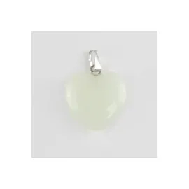 Fosfor Kalpli Doğaltaş Kolye Ucu-Su Yeşili