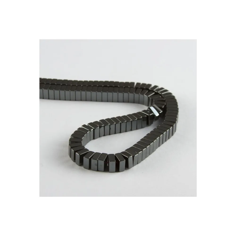 Hematit Kalın Kare Taşı 6 mm-Antrasit