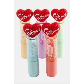 Müjgan Love Yazılı Dudak Nemlendirici-Açık Mavi