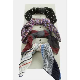 Fiyong Pliseli Fular 50 cm-Renkli