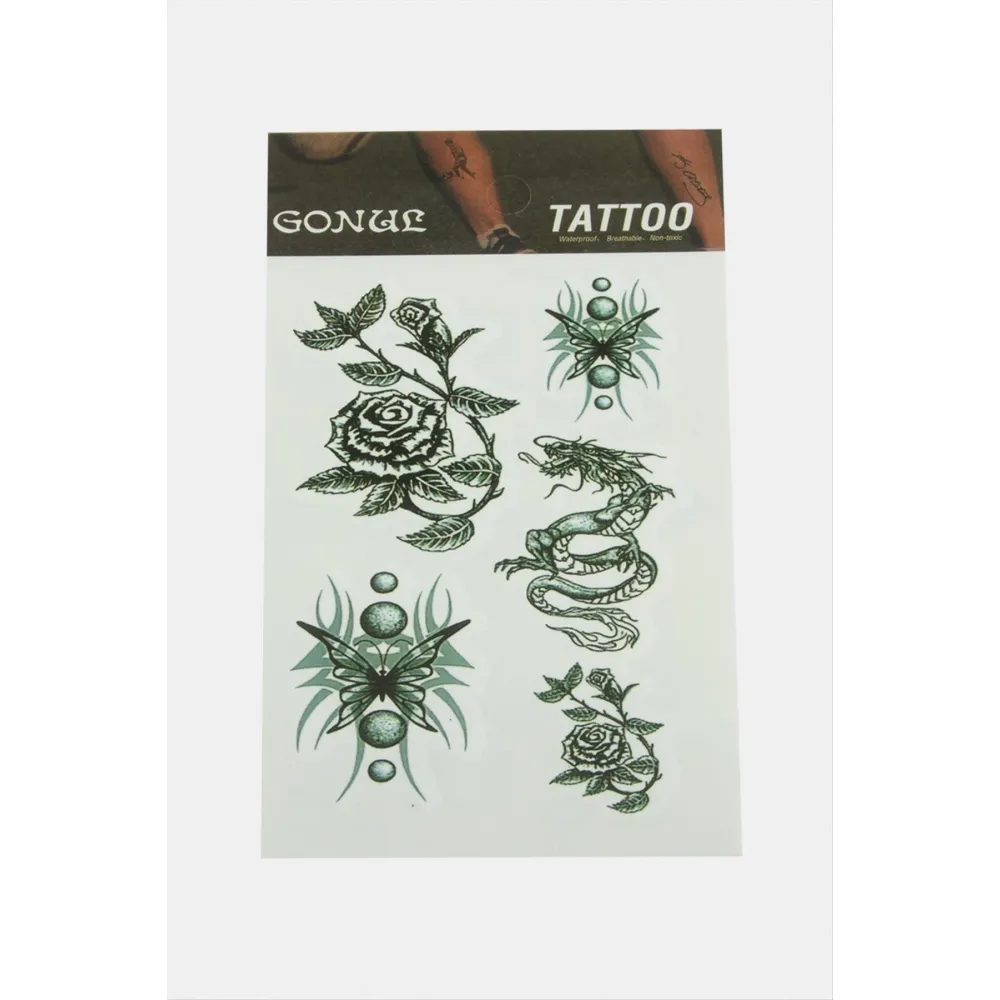 Tattoo Dövme Sticker-Beyaz